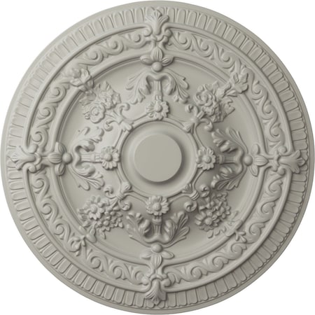 Vincent Ceiling Medallion (Fits Canopies Up To 6), Hand-Painted Pot Of Cream, 26OD X 3P